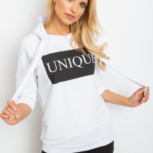 White Unique Sweatshirt