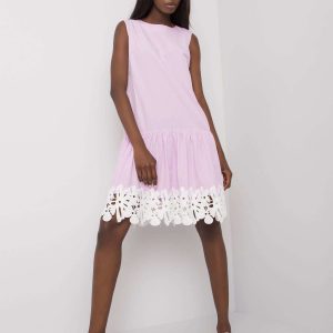 Light purple frill dress by Frederica