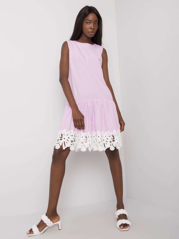 Light purple frill dress by Frederica