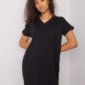 Black Casual Dress Tillie RUE PARIS