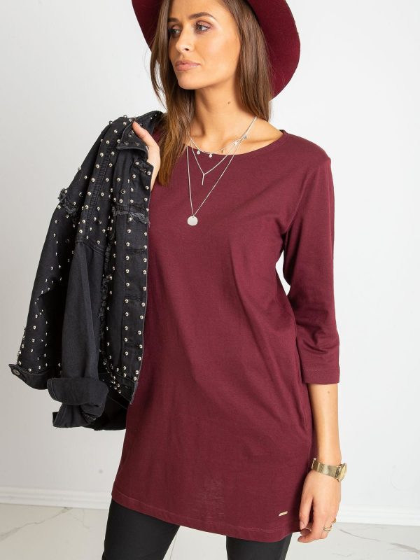 Burgundy tunic Mistic