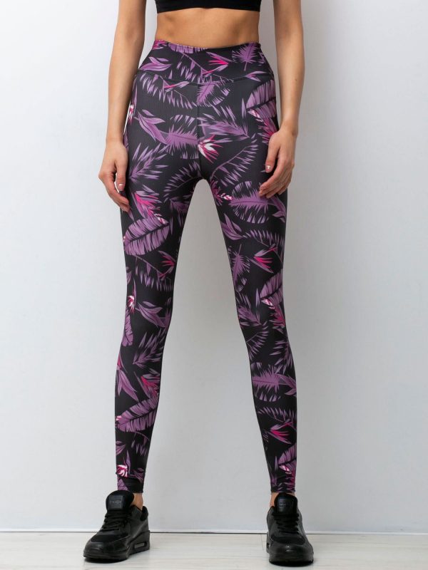 Black & Purple Leggings Prove