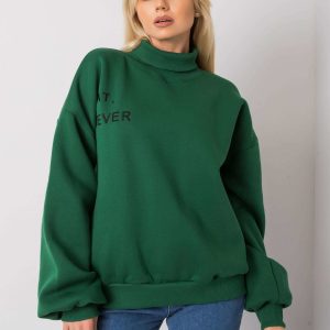 Dark green oversized sweatshirt Kelly