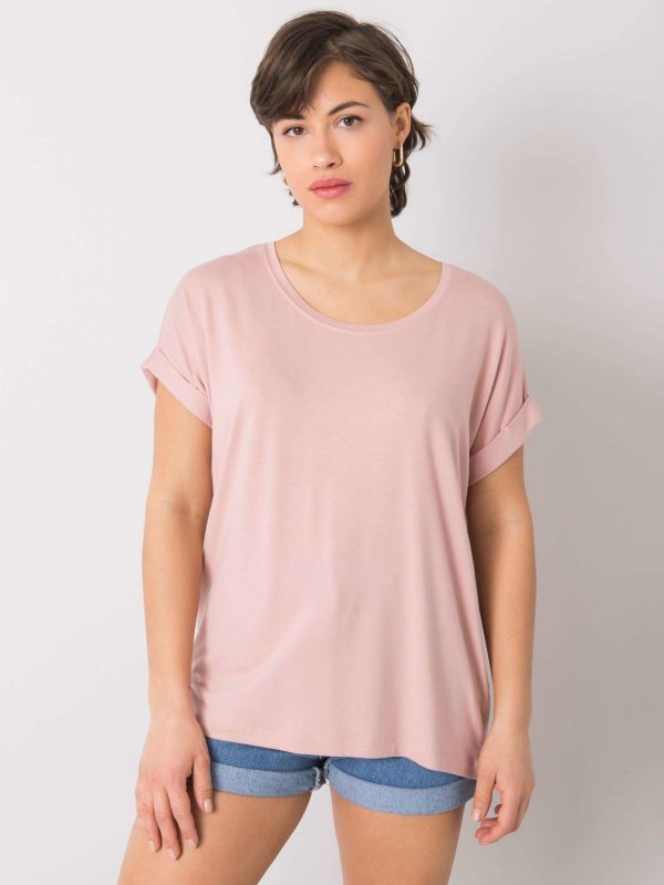 Dirty pink t-shirt Dafne RUE PARIS