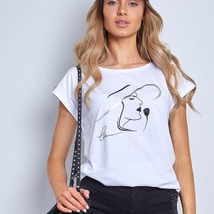 White T-shirt Bright