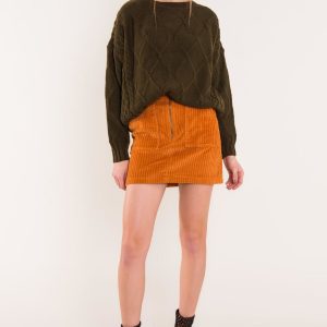 Brick corduroy skirt BSL