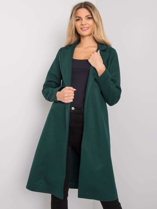 Dark green coat Hettie RUE PARIS