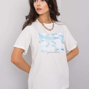 White t-shirt with print Dael