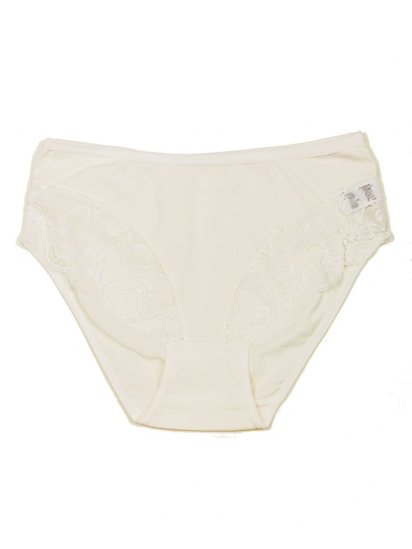 White Women's Panties with Lace