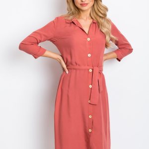 RUE PARIS Brick dress Emily