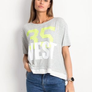 White-grey t-shirt Repeating