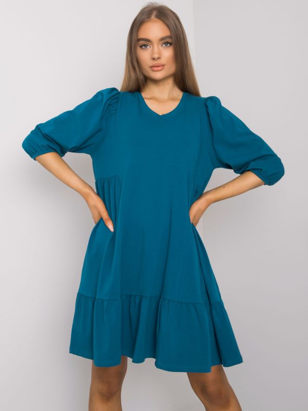 Yelda Sea Cotton Dress