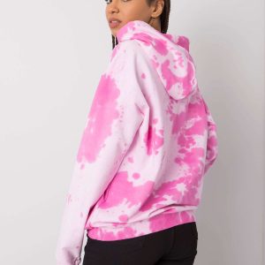 Pink tie-dye sweatshirt Stephanie RUE PARIS