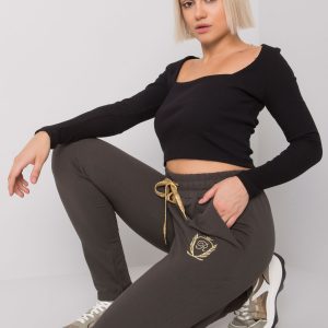 Dark khaki women's sweatpants Leeds