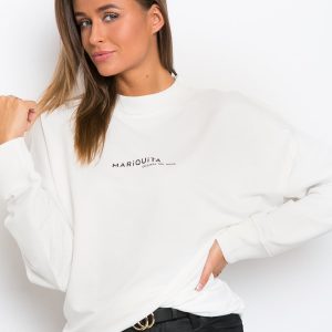 White Kidding Sweatshirt