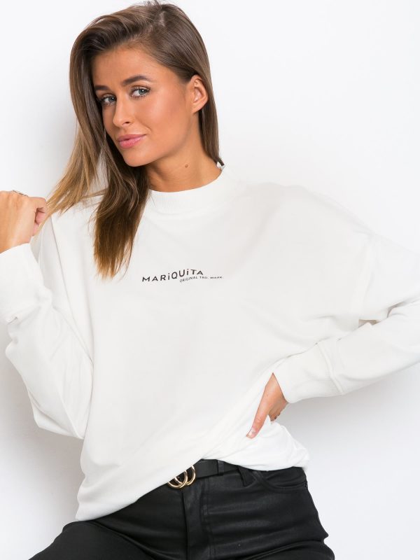 White Kidding Sweatshirt