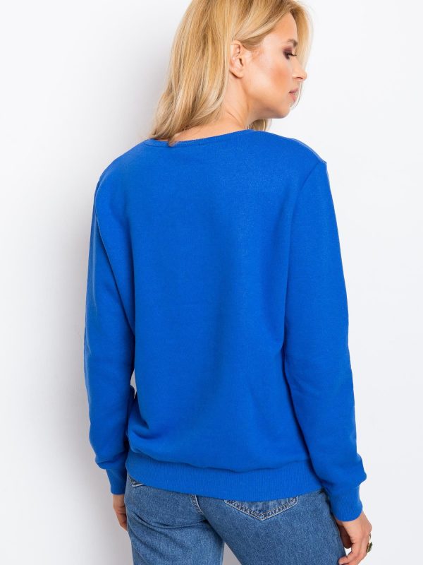 Blue Hey sweatshirt