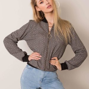 Black and beige sweatshirt Olena