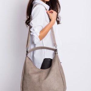 Dark beige hobo bag