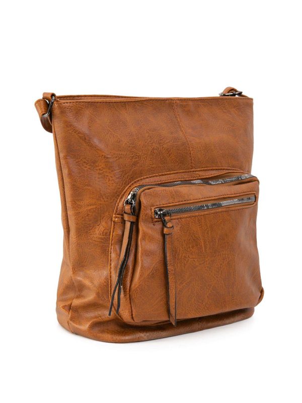 Brown Imitation Leather Bag