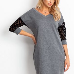 Dark Grey Stream Dress