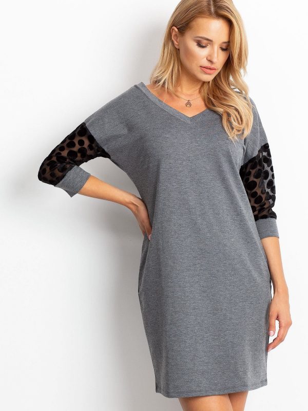 Dark Grey Stream Dress