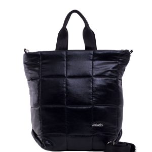 Black Soft Quilted Bag