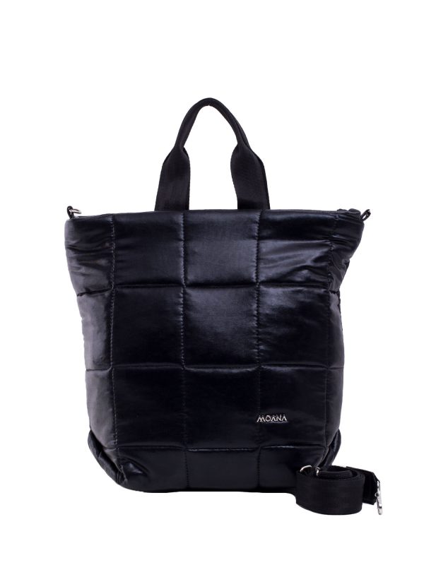 Black Soft Quilted Bag