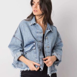 Blue oversized denim jacket Leal RUE PARIS