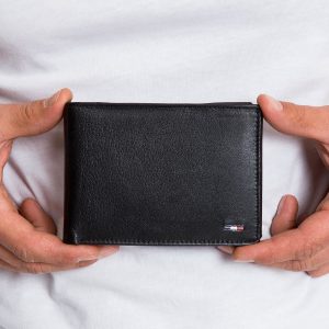 Men's Black Leather Wallet