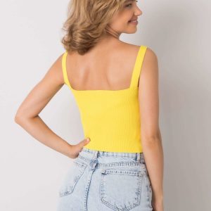 Djoelle yellow ribbed top