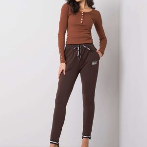 Dark brown trousers Luciana