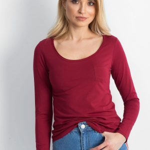 Burgundy blouse Aspiration