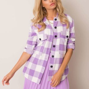 Purple and white shirt Jammie RUE PARIS