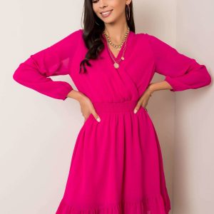 Fuchsia dress Giovana RUE PARIS