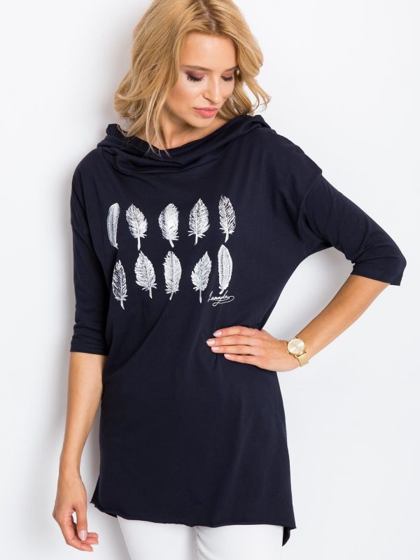 Navy blue tunic Utility