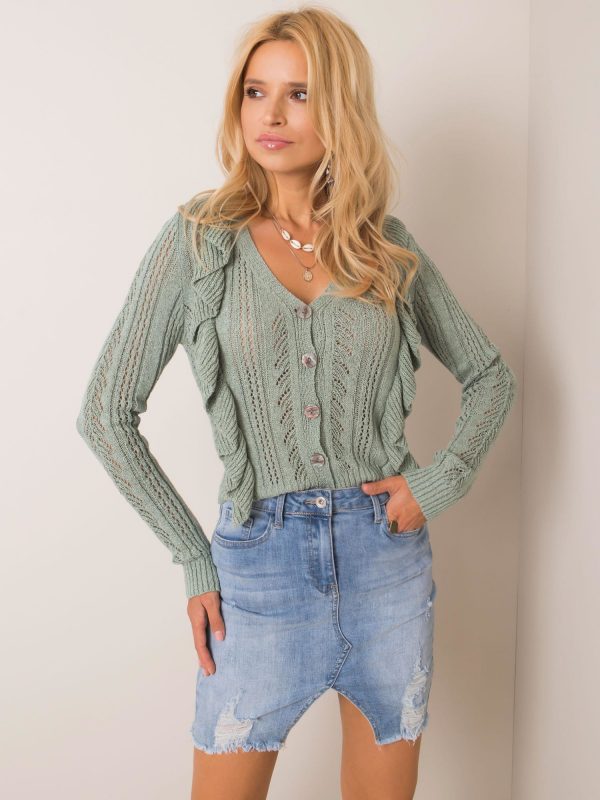 Jordanna RUE PARIS mint sweater