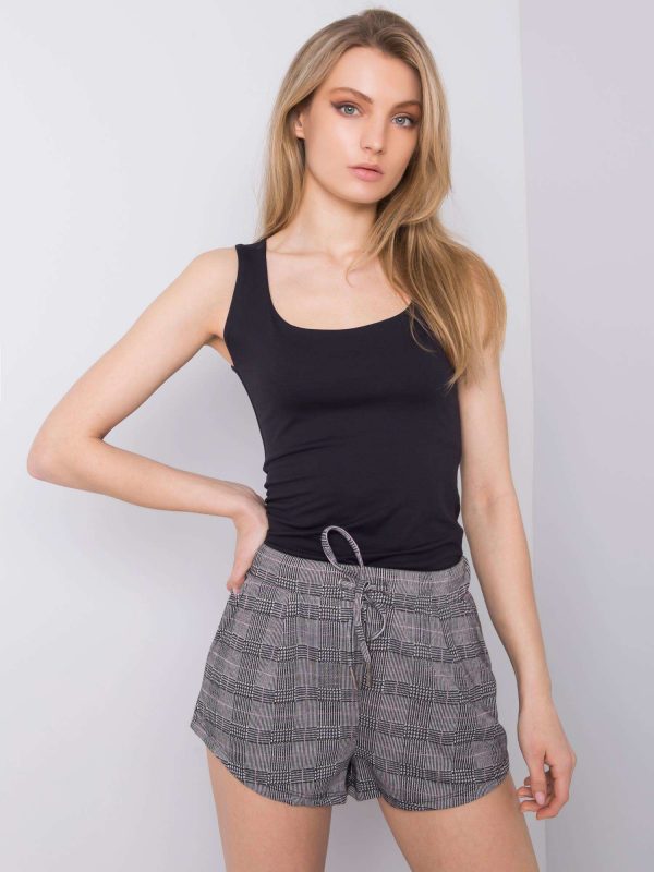 Ravenna STITCH & SOUL Black Plaid Shorts