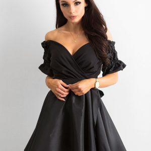 Black Flared Dress BY O LA LA