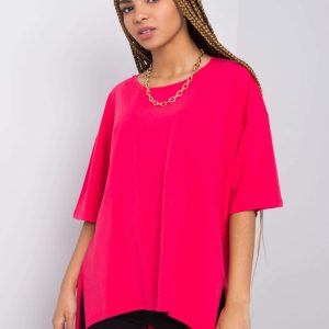 Pink cotton t-shirt Noor RUE PARIS