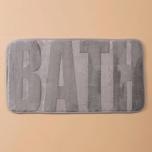 Grey Bathroom Mat