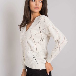 Ecru cardigan Elisabete RUE PARIS