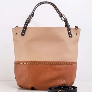 Brown capacious bag