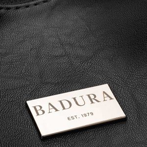 BADURA black big bag made of eco leather