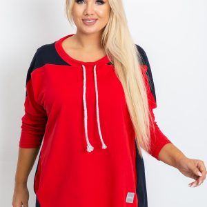 Elliot red plus size sweatshirt