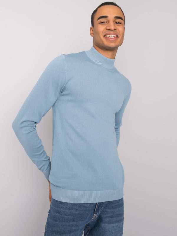 Light blue sweater for men Daxton LIWALI