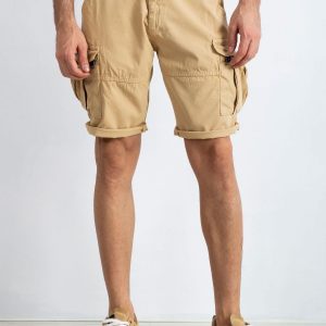 Miles men's beige shorts