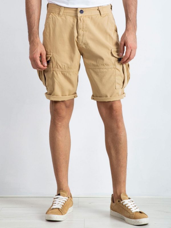 Miles men's beige shorts