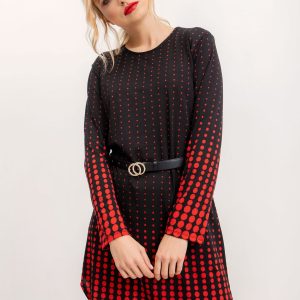 Black Dotted Dress