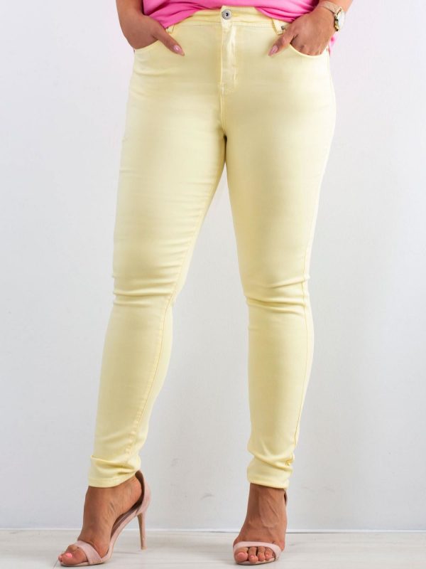 Yellow pants North PLUS SIZE